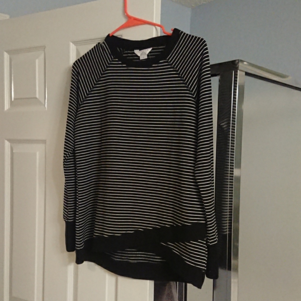 NWOT striped long sleeve top